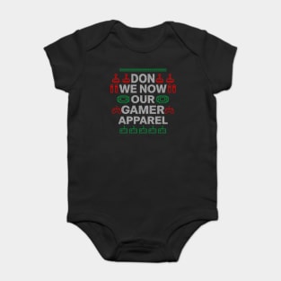 Funny Clever Video Game Ugly Christmas Sweater Winter Sweater For Gamers Baby Bodysuit